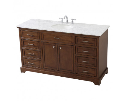 Elegant Bathroom Vanity - Teak (VF15060TK)