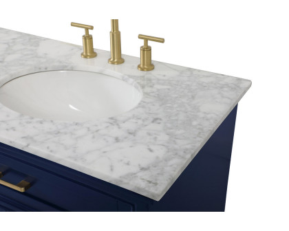 Elegant Bathroom Vanity - Blue (VF15072DBL)