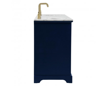 Elegant Bathroom Vanity - Blue (VF15072DBL)