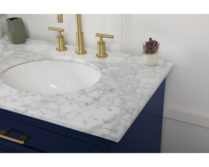 Elegant Bathroom Vanity - Blue (VF15072DBL)