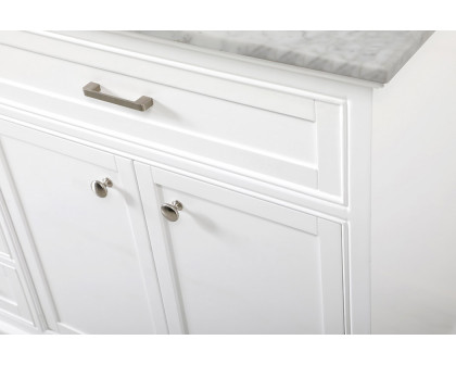 Elegant Bathroom Vanity - White (VF15072DWH)