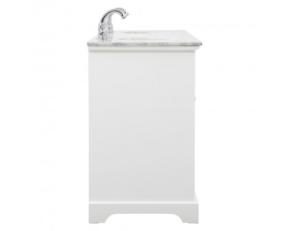 Elegant Bathroom Vanity - White (VF15072DWH)