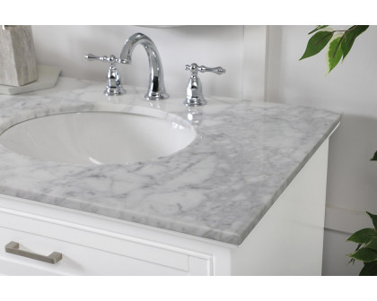 Elegant Bathroom Vanity - White (VF15072DWH)