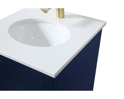 Elegant Bathroom Vanity - Blue (VF15518BL)