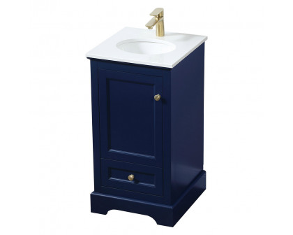 Elegant Bathroom Vanity - Blue (VF15518BL)