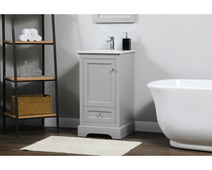 Elegant Bathroom Vanity - Gray (VF15518GR)