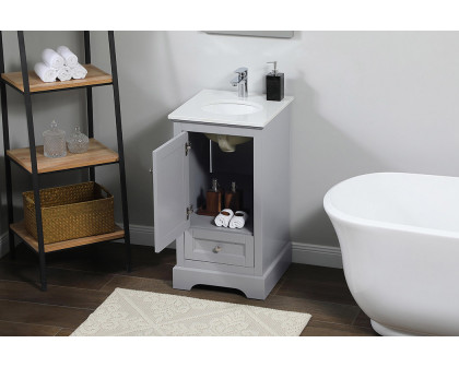 Elegant Bathroom Vanity - Gray (VF15518GR)