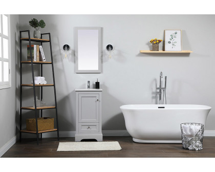 Elegant Bathroom Vanity - Gray (VF15518GR)