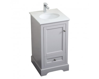 Elegant Bathroom Vanity - Gray (VF15518GR)