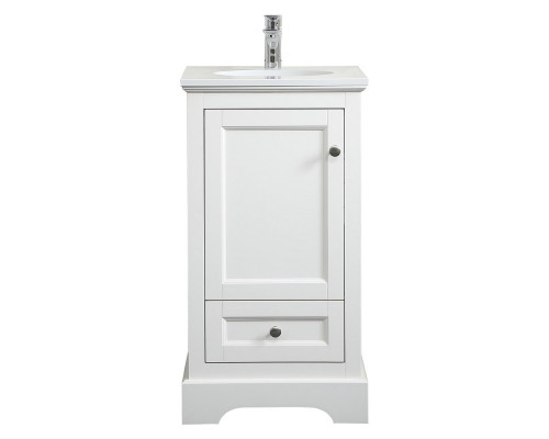 Elegant Bathroom Vanity - White (VF15518WH)