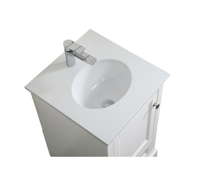 Elegant Bathroom Vanity - White (VF15518WH)