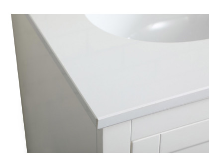 Elegant Bathroom Vanity - White (VF15518WH)