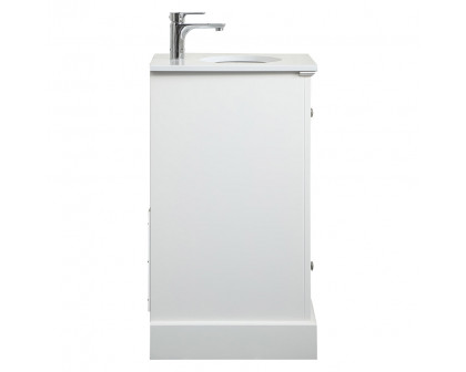 Elegant Bathroom Vanity - White (VF15518WH)