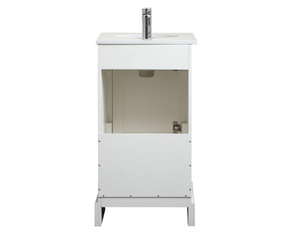 Elegant Bathroom Vanity - White (VF15518WH)