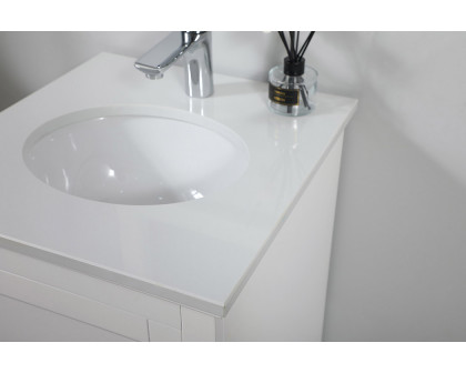 Elegant Bathroom Vanity - White (VF15518WH)