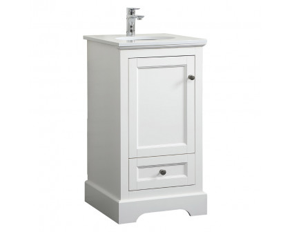 Elegant Bathroom Vanity - White (VF15518WH)