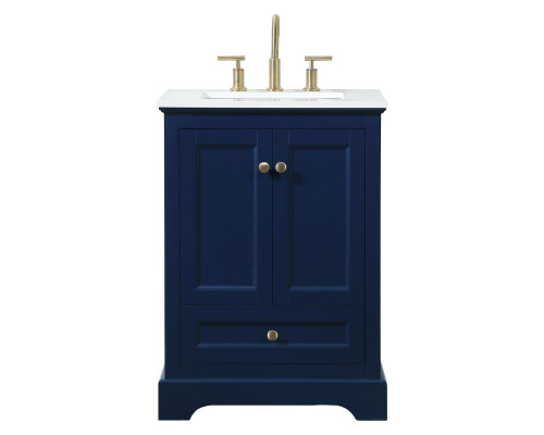 Elegant Bathroom Vanity - Blue (VF15524BL)