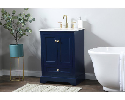 Elegant Bathroom Vanity - Blue (VF15524BL)