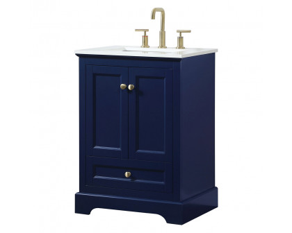 Elegant Bathroom Vanity - Blue (VF15524BL)