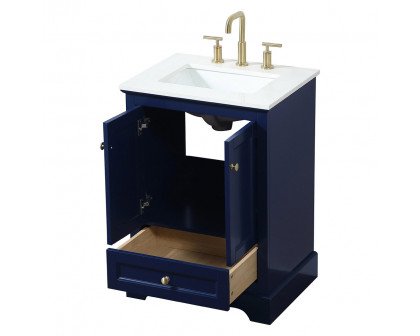 Elegant Bathroom Vanity - Blue (VF15524BL)