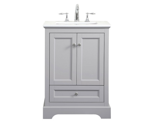 Elegant Bathroom Vanity - Gray (VF15524GR)