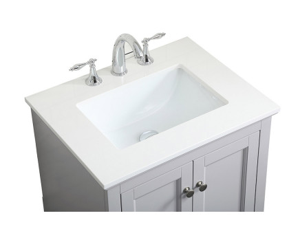 Elegant Bathroom Vanity - Gray (VF15524GR)