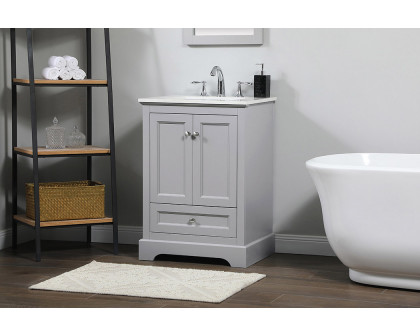 Elegant Bathroom Vanity - Gray (VF15524GR)