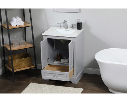 Elegant Bathroom Vanity - Gray (VF15524GR)