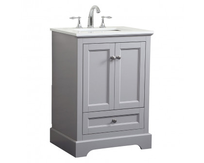 Elegant Bathroom Vanity - Gray (VF15524GR)