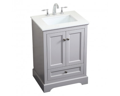 Elegant Bathroom Vanity - Gray (VF15524GR)