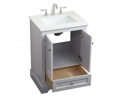 Elegant Bathroom Vanity - Gray (VF15524GR)