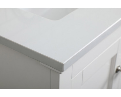 Elegant Bathroom Vanity - White (VF15524WH)