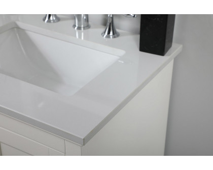 Elegant Bathroom Vanity - White (VF15524WH)