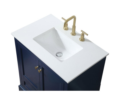 Elegant Bathroom Vanity - Blue (VF15530BL)