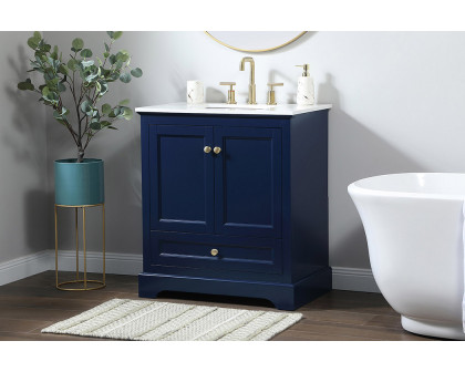 Elegant Bathroom Vanity - Blue (VF15530BL)