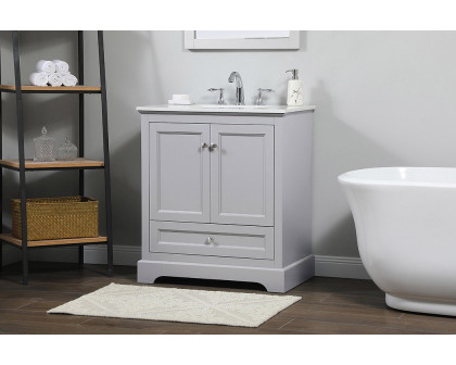 Elegant Bathroom Vanity - Gray (VF15530GR)