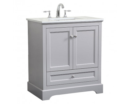 Elegant Bathroom Vanity - Gray (VF15530GR)