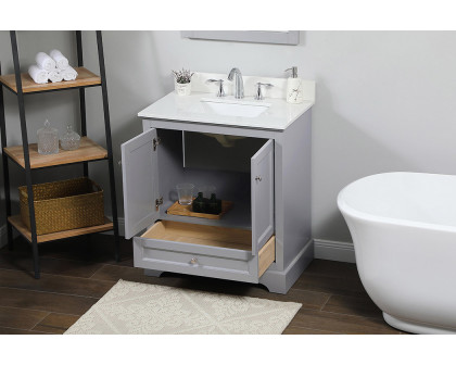 Elegant Bathroom Vanity - Gray (VF15530GR-BS)