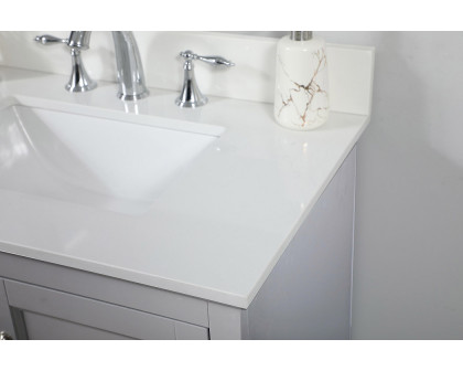 Elegant Bathroom Vanity - Gray (VF15530GR-BS)