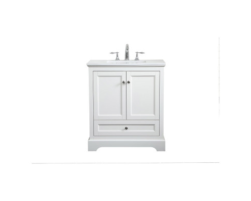 Elegant Bathroom Vanity - White (VF15530WH)