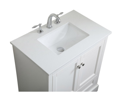 Elegant Bathroom Vanity - White (VF15530WH)