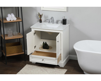 Elegant Bathroom Vanity - White (VF15530WH)