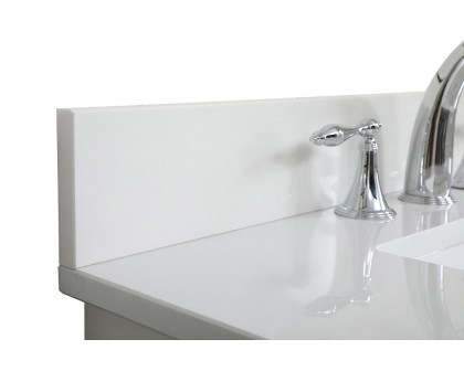 Elegant Bathroom Vanity - White (VF15530WH-BS)