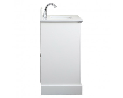 Elegant Bathroom Vanity - White (VF15530WH-BS)