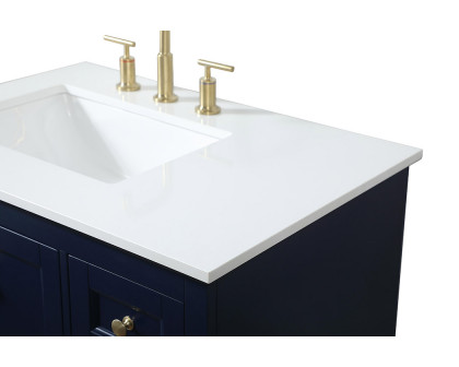 Elegant Bathroom Vanity - Blue (VF15532BL)