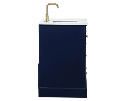 Elegant Bathroom Vanity - Blue (VF15532BL)