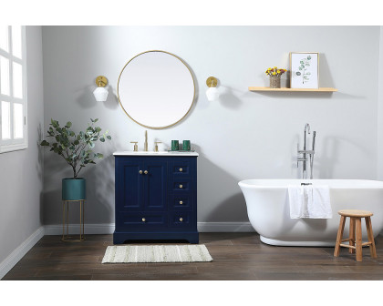 Elegant Bathroom Vanity - Blue (VF15532BL)