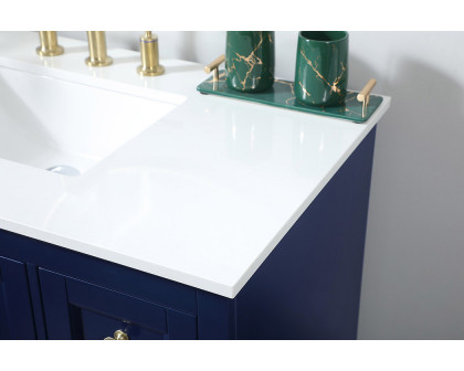 Elegant Bathroom Vanity - Blue (VF15532BL)