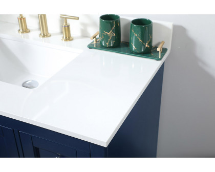 Elegant Bathroom Vanity - Blue (VF15532BL-BS)