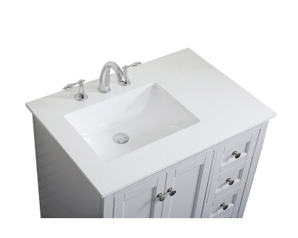 Elegant Bathroom Vanity - Gray (VF15532GR)